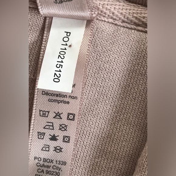 Skims Relaxed French Terry Zip Hoodie Size: S/P - Picture 9 of 14